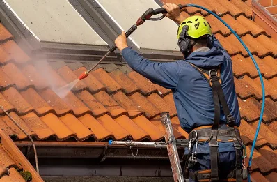 Démoussage et hydrofuge de toiture à Jaucourt